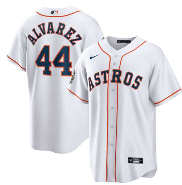 Men's Houston Astros #44 Yordan Alvarez White 2022 World Series Home Stitched Baseball Jersey,We sell and wholesale Men's Houston Astros #44 Yordan Alvarez White 2022 World Series Home Stitched Baseball Jersey on line form chian!